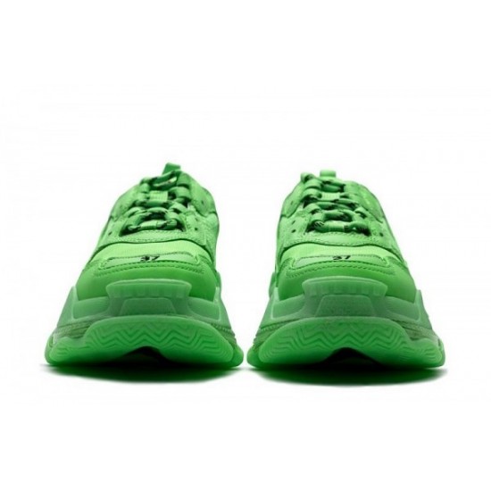 Balenciaga Triple S Clear Sole "Fluo Green"