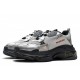 Balenciaga Triple S Clear Sole "Black Silver"