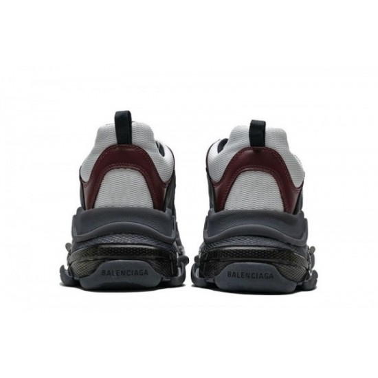 Balenciaga Triple S Clear Sole "Black Brown Red"