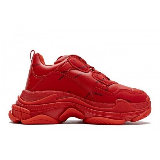 Balenciaga Triple S "Letter Bright Red"