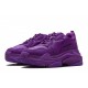 Balenciaga Triple S Allover Logo "Letter Plum Red"