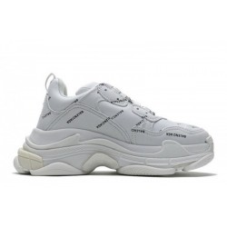 Balenciaga Triple S Allover Logo "White"