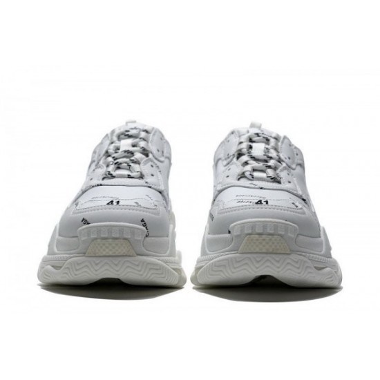 Balenciaga Triple S Allover Logo "White"