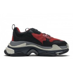 Balenciaga Triple S "Black Red Grey"