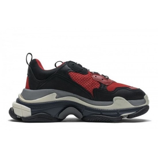 Balenciaga Triple S "Black Red Grey"