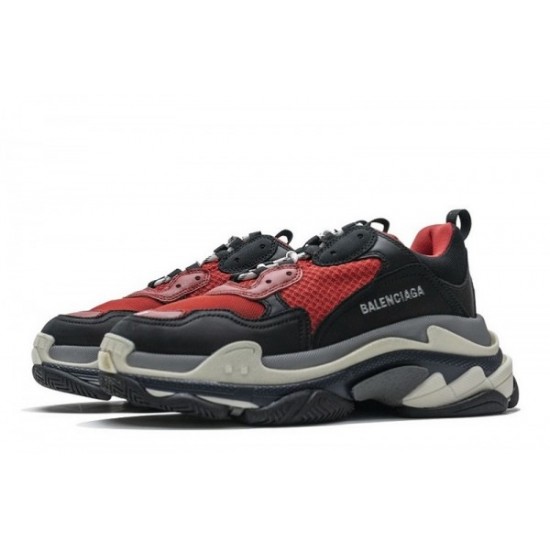 Balenciaga Triple S "Black Red Grey"