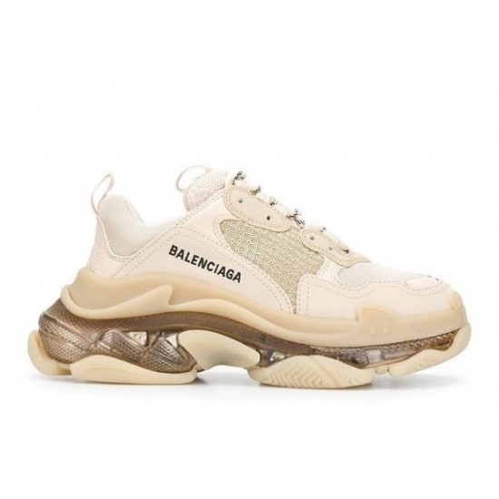 Balenciaga Triple S Clear Sole “Beige”