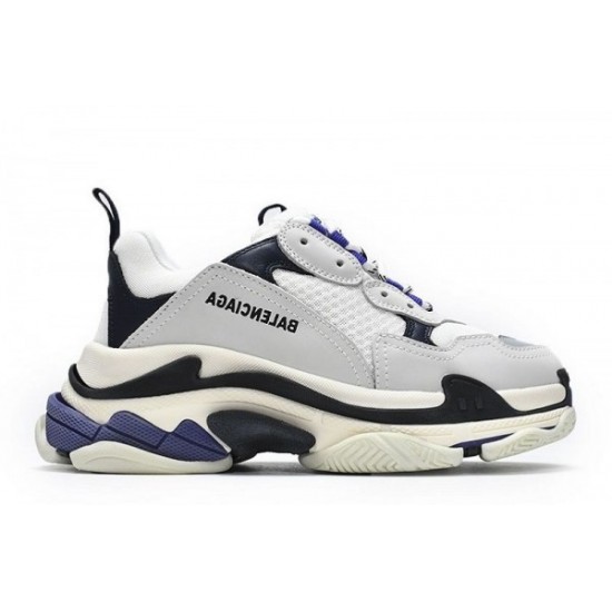 Balenciaga Triple S “White Dark Blue”