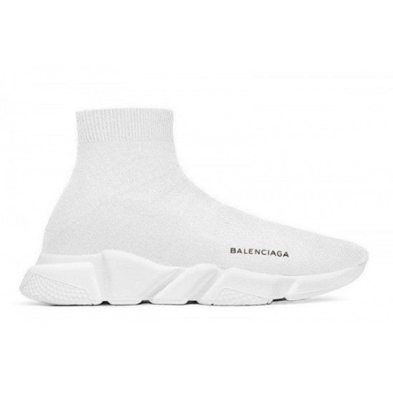 Balenciaga Speed Trainer Mid "Triple White"