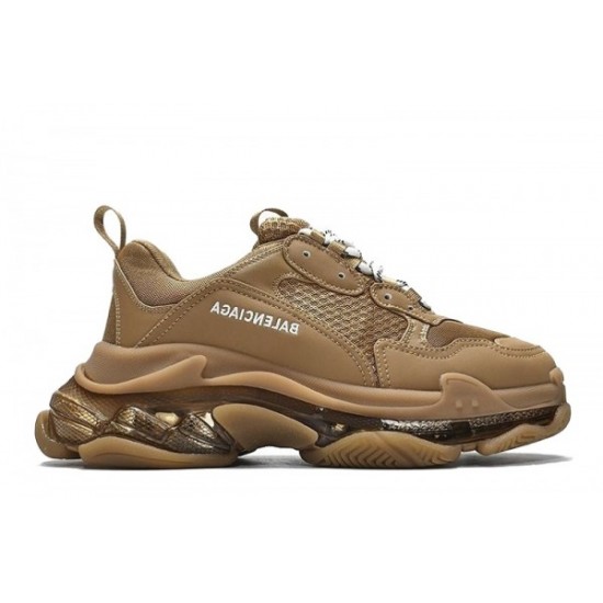 Balenciaga Triple S Clear Sole “Brown”