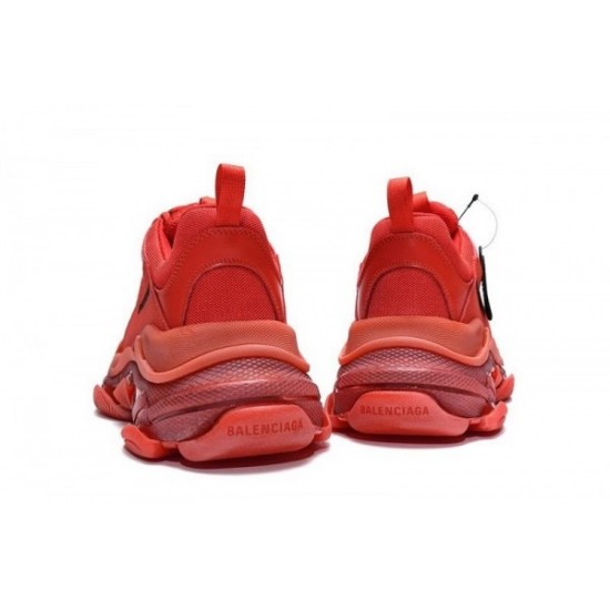 Balenciaga Triple S Clear Sole “Dark Red”