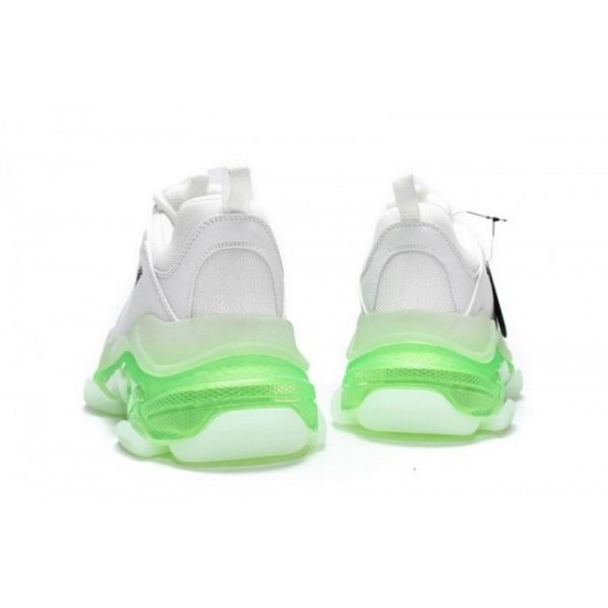 Balenciaga Triple S Clear Sole “White Green”