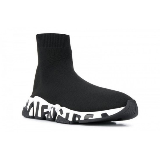 Balenciaga Speed Trainer "Graffiti - Black White"