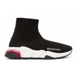 Balenciaga Clear Sole Speed "Black & Pink"