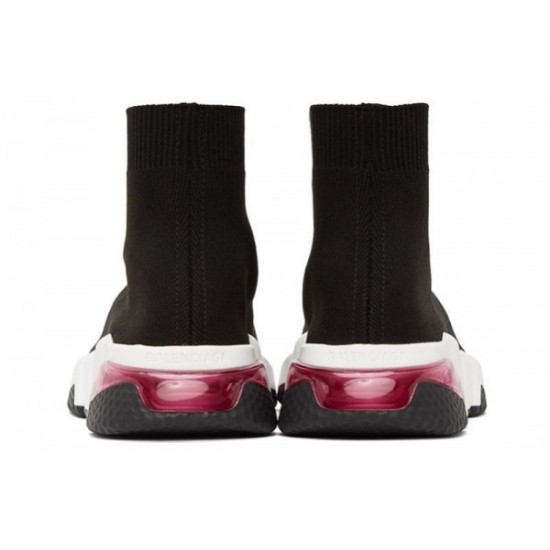 Balenciaga Clear Sole Speed "Black & Pink"