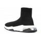 Balenciaga Speed Light Clear Sole "Black & White“