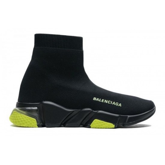 Balenciaga Speed Clear Sole "Black/Yellow Fluo"