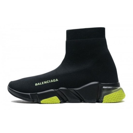 Balenciaga Speed Clear Sole "Black/Yellow Fluo"