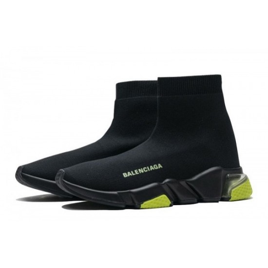 Balenciaga Speed Clear Sole "Black/Yellow Fluo"