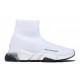 Balenciaga Speed Clear Sole "White Black"