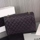 CHANEL Classic Maxi Handbag Grained Calfskin & Gold Metal