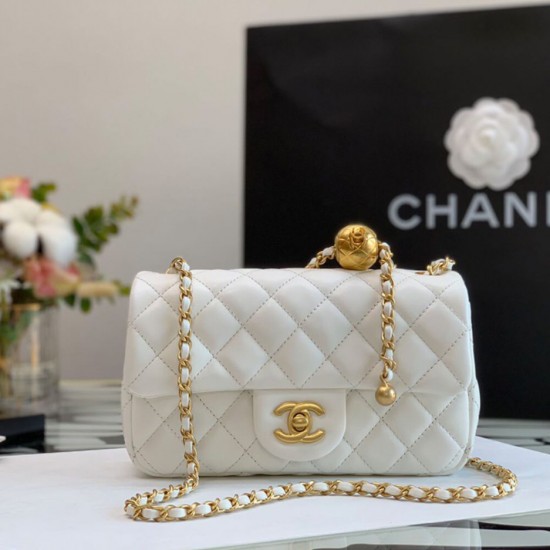 Chanel Pearl Crush Mini Rectangular Flap Bag as1787