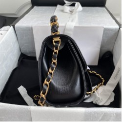 CHANEL Mini Flap Bag with Top Handle AS2477