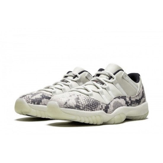 Air Jordan 11 Retro Low "Light Bone Snakeskin"