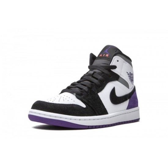 Air Jordan 1 Mid "Court Purple Suede"