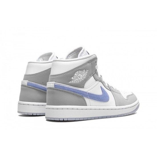 Air Jordan 1 "Wolf Grey/Aluminum" Mid