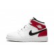 Jordan 1 "White Black Gym Red" Mid