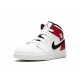 Jordan 1 "White Black Gym Red" Mid