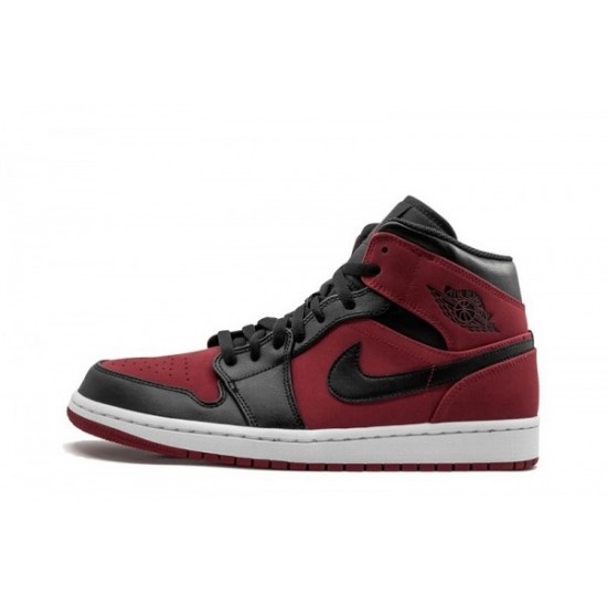 Jordan 1 “Banned Grm Red Black” Mid