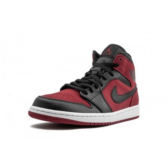 Jordan 1 “Banned Grm Red Black” Mid