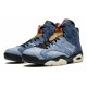 Air Jordan 6 "Black Washed Denim"