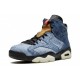 Air Jordan 6 "Black Washed Denim"