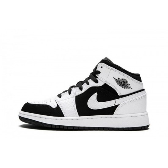 Air Jordan 1 Mid "White Black"