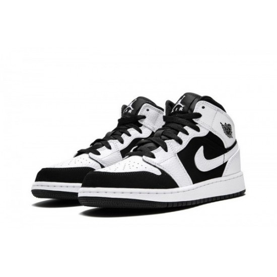 Air Jordan 1 Mid "White Black"