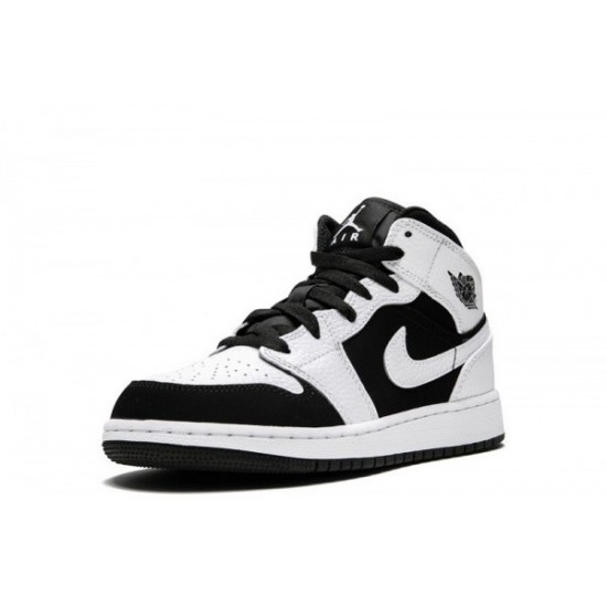 Air Jordan 1 Mid "White Black"