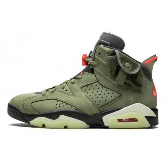 Travis Scott x Air Jordan 6 “Medium Olive”