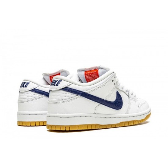 Nike SB Dunk Low "Orange Label White Navy"