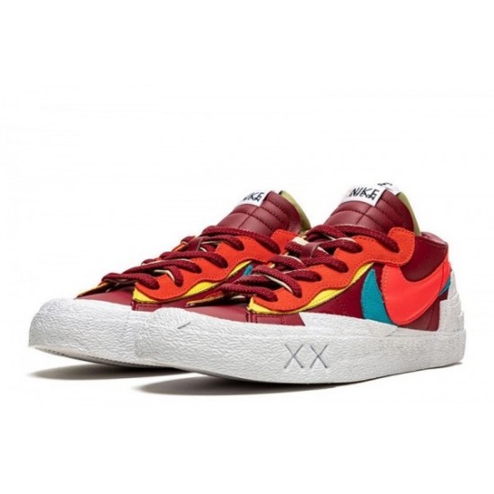 Kaws x Sacai x Blazer Low “Team Red”