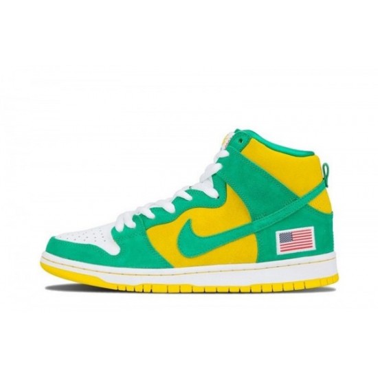 Nike SB Dunks High "Oakland A's"