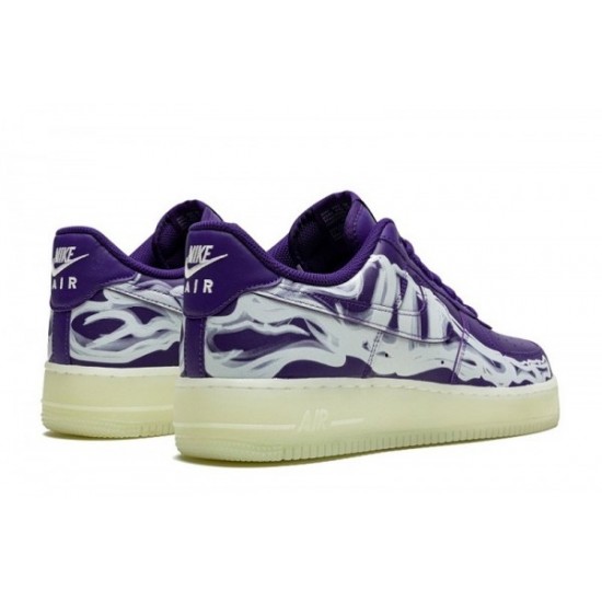 Nike Air Force 1 “Purple Skeleton”