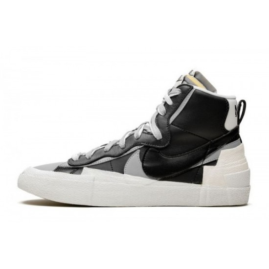 Sacai x Blazer Mid “Black/Wolf Grey”