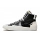 Sacai x Blazer Mid “Black/Wolf Grey”