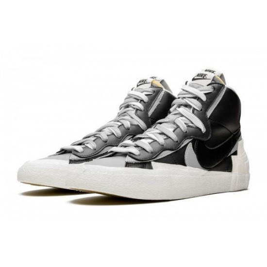 Sacai x Blazer Mid “Black/Wolf Grey”