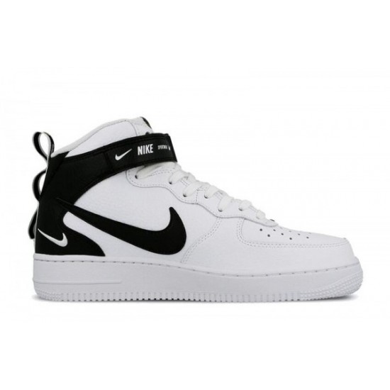 Air Force 1 Mid "Utility White/Black"