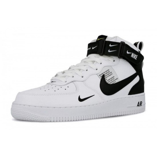 Air Force 1 Mid "Utility White/Black"