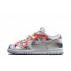 Off-White x Dunks Low "Silver/White"